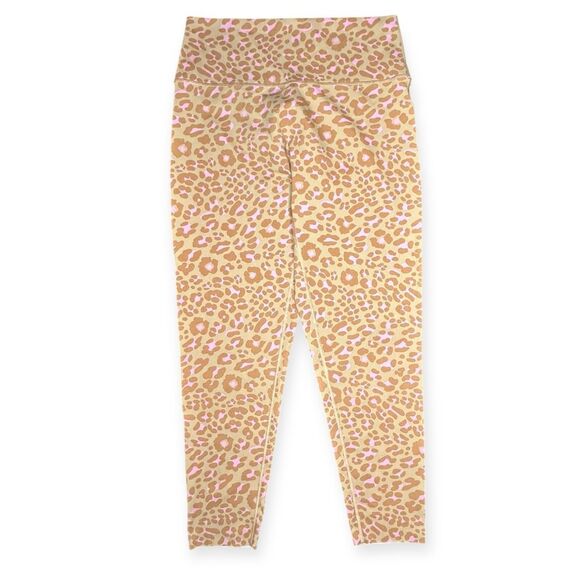 OFFLINE BY AERIE Women’s Tan Pink Leopard Print 7/8 High-Rise Legging Size XL - Picture 4 of 7